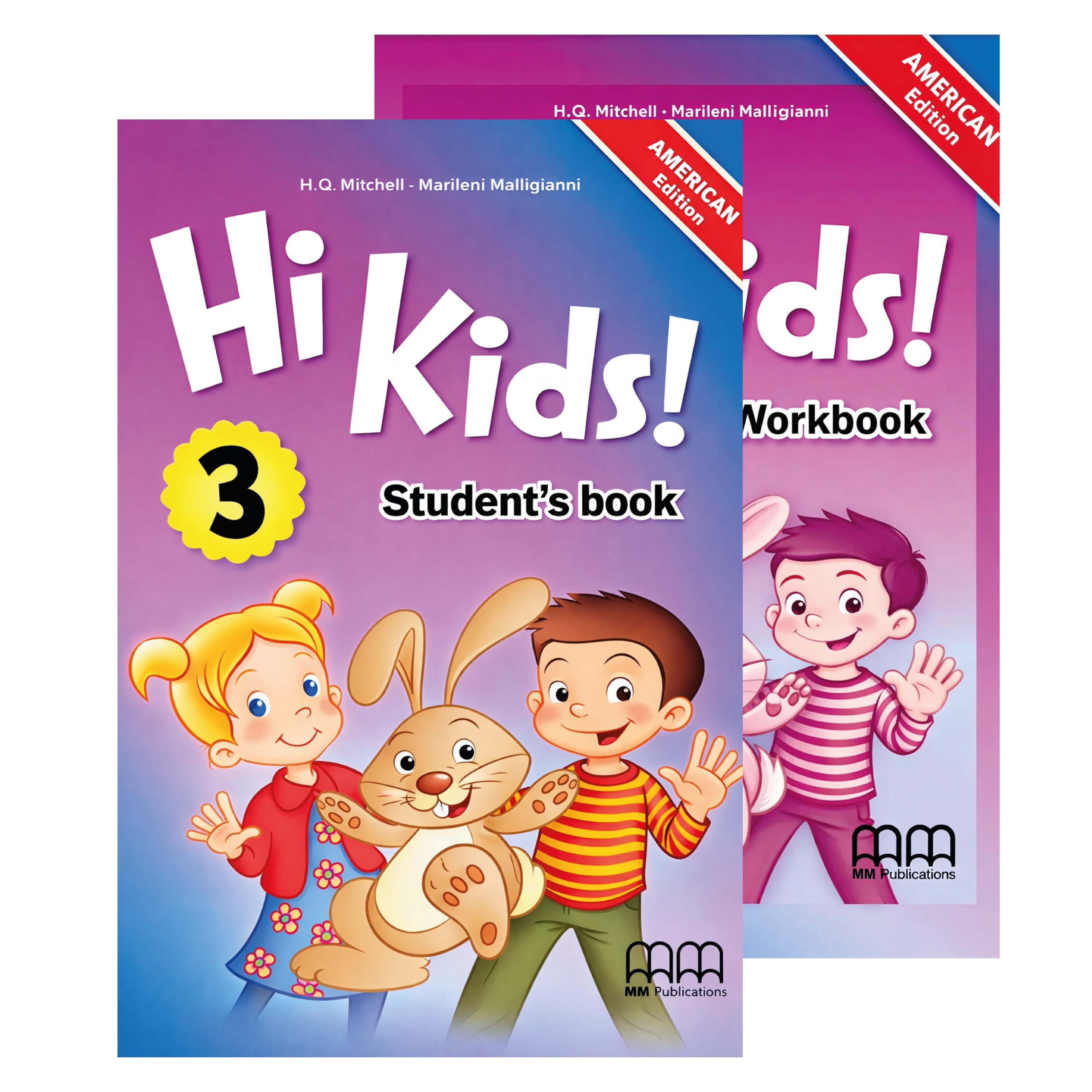 HI KIDS 3 STUDENT’S BOOK & WORKBOOK - INICIAL 5 AÑOS