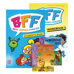 PACK BFF 4 STUDENT'S BOOK + BFF - BF 4 WORKBOOK -THESHORT-NECKED GIRAFFE + THE WISHING FISH 4º GR